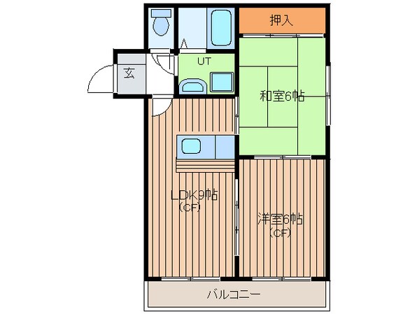 メゾン畠山の物件間取画像